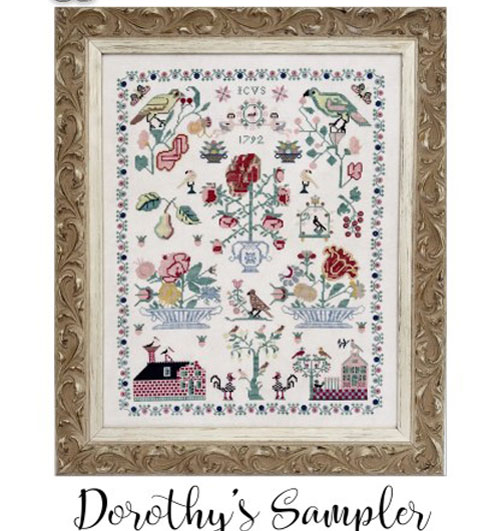 DOROTHY'S SAMPLER CROSS STITCH PATTERN: Country Sampler - Spring