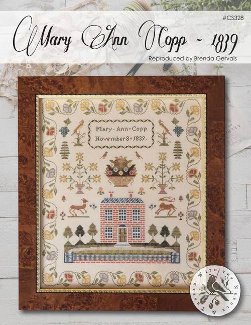 MARY ANN COPP 1839 CROSS STITCH KIT 36 Count (Includes Pattern