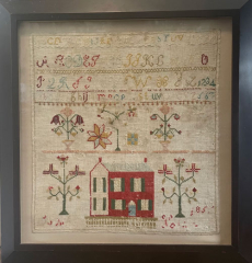 1857 QUILT BLOCK SAMPLER CROSS STITCH PATTERN