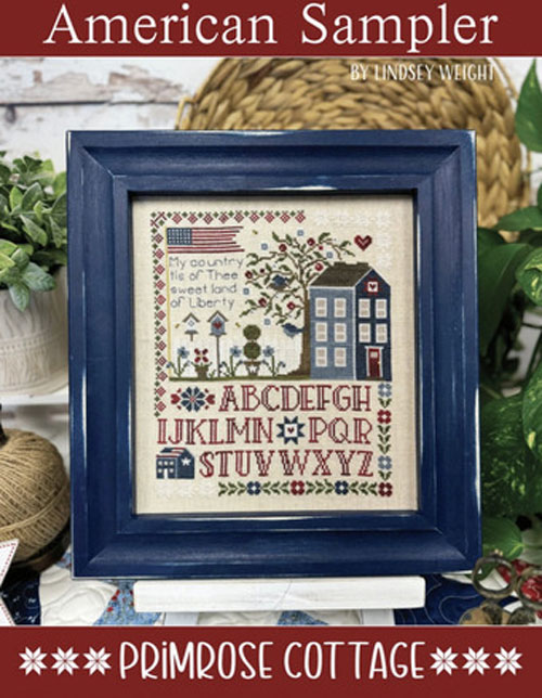 AMERICAN SAMPLER CROSS STITCH PATTERN Country Sampler Spring Green, WI