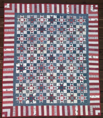 BROAD STRIPES, BRIGHT STARS QUILT KIT (Pattern & Backing not included)