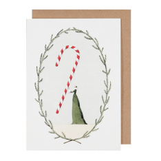 CANDY CANE GREETING CARD
