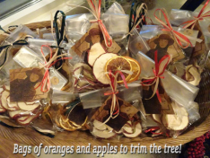 DECORATIVE DRIED ORANGE SLICES