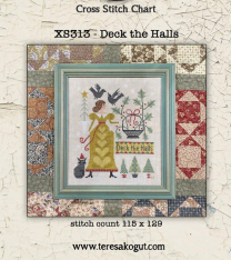 DECK THE HALLS CROSS STITCH PATTERN - PREORDER