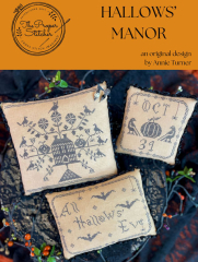 HALLOWS' MANOR CROSS STITCH KIT - 36 Count linen (Includes Pattern)