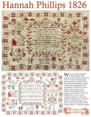 HANNAH PHILLIPS 1826 SAMPLER KIT - 36 Count Linen- (Includes Pattern)