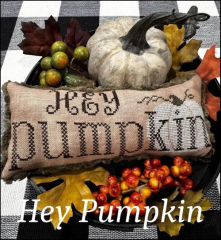 HEY PUMPKIN CROSS STITCH KIT - 40 count (Pattern Included)