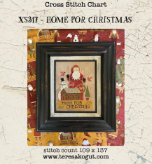 HOME FOR CHRISTMAS CROSS STITCH PATTERN -PREORDER