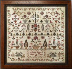 MARTHA MARTIN 1831 REPRODUCTION CROSS STITCH SAMPLER Pattern