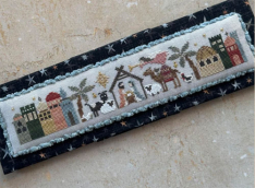 NATIVITY TINY TOWN CROSS STITCH Pattern -NASHVILLE PREORDER