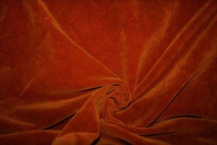 PUMPKIN HAND DYED VELVET 11" X 12"