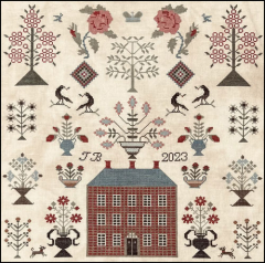 RED MANOR SAMPLER Pattern