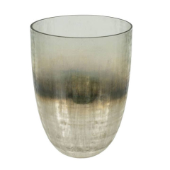 SILVER OMBRE VASE - LARGE