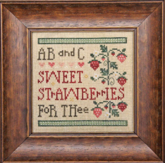 SWEET STRAWBERRIES CROSS STITCH Pattern -NASHVILLE PREORDER