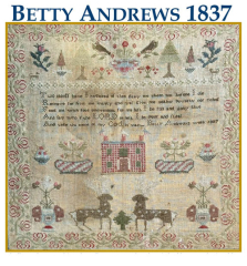 BETTY ANDREWS 1837 CROSS STITCH KIT - 46 COUNT LINEN (Includes Pattern) - EXCLUSIVE - PREORDER