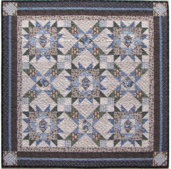 BLUEBIRD RIDGE TABLE TOPPER QUILT KIT (Pattern Not Included)