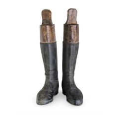 DECORATIVE RESIN RIDING BOOTS - SALE