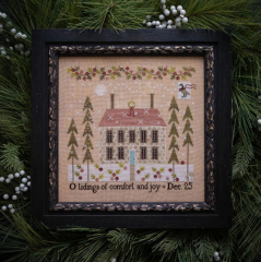 COMFORT and JOY Cross Stitch 36 count Linen Kit (Includes Pattern) - EXCLUSIVE!  - PREORDER