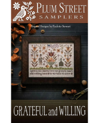 GRATEFUL AND WILLING Cross Stitch Pattern PREORDER