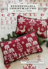 PENNSYLVANIA CHRISTMAS TWO CROSS STITCH KIT -36 Count Linen -(Includes Linen)