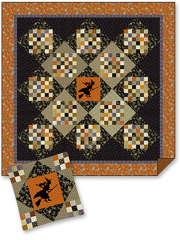 WITCHY RIDE QUILT KIT (Makes Two Projects) - INCLUDES PATTERN