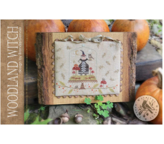 WOODLAND WITCH CROSS STITCH KIT- 36 count linen (Includes Pattern)