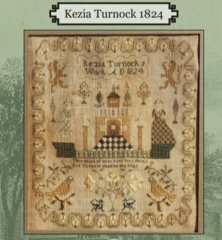 "KEZIA TURNOCK 1824" Cross Stitch Sampler Pattern