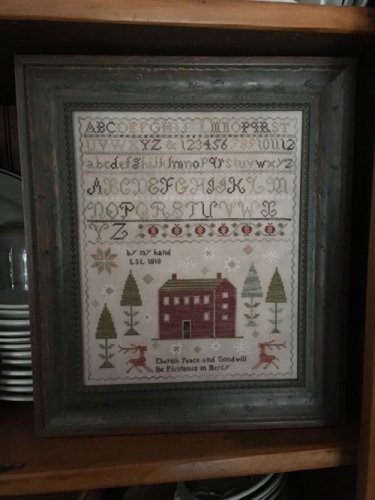 Christmas Peace cross stitch kit