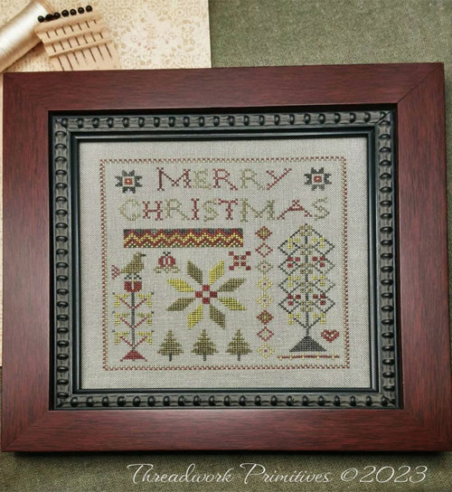 MERRY CHRISTMAS SAMPLER PATTERN: Country Sampler - Spring Green, WI