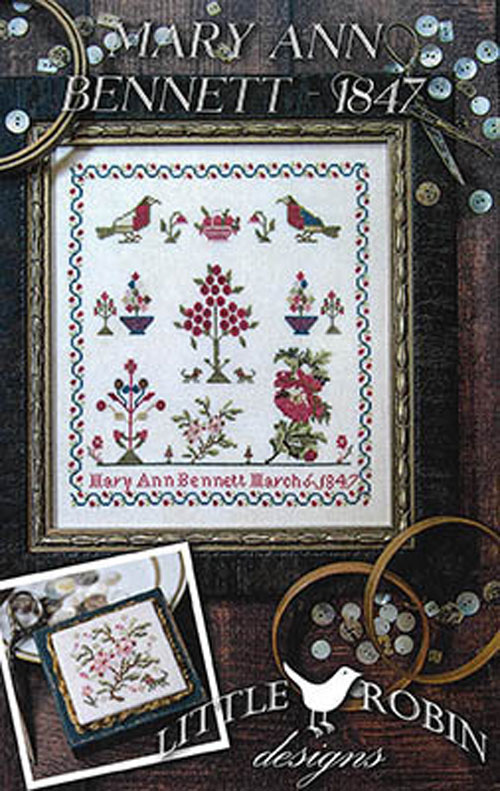 MARY ANN BENNETT 1847 PATTERN: Country Sampler - Spring Green, WI