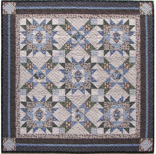 BLUEBIRD RIDGE TABLE TOPPER QUILT KIT (Pattern Not Included): Country ...