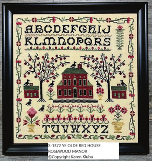 YE OLDE RED HOUSE SAMPLER Pattern: Country Sampler - Spring Green, WI