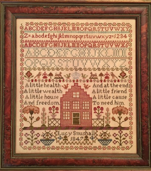 LUCY SNUSHALL CROSS STITCH KIT: Country Sampler - Spring Green, WI